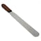 A2Z Scilab Icing Spatula Straight 12 Long Plain Blade Sturdy Wood Handle, Total Length 17.25 A2Z-ZR-WHS12 - alternate 1